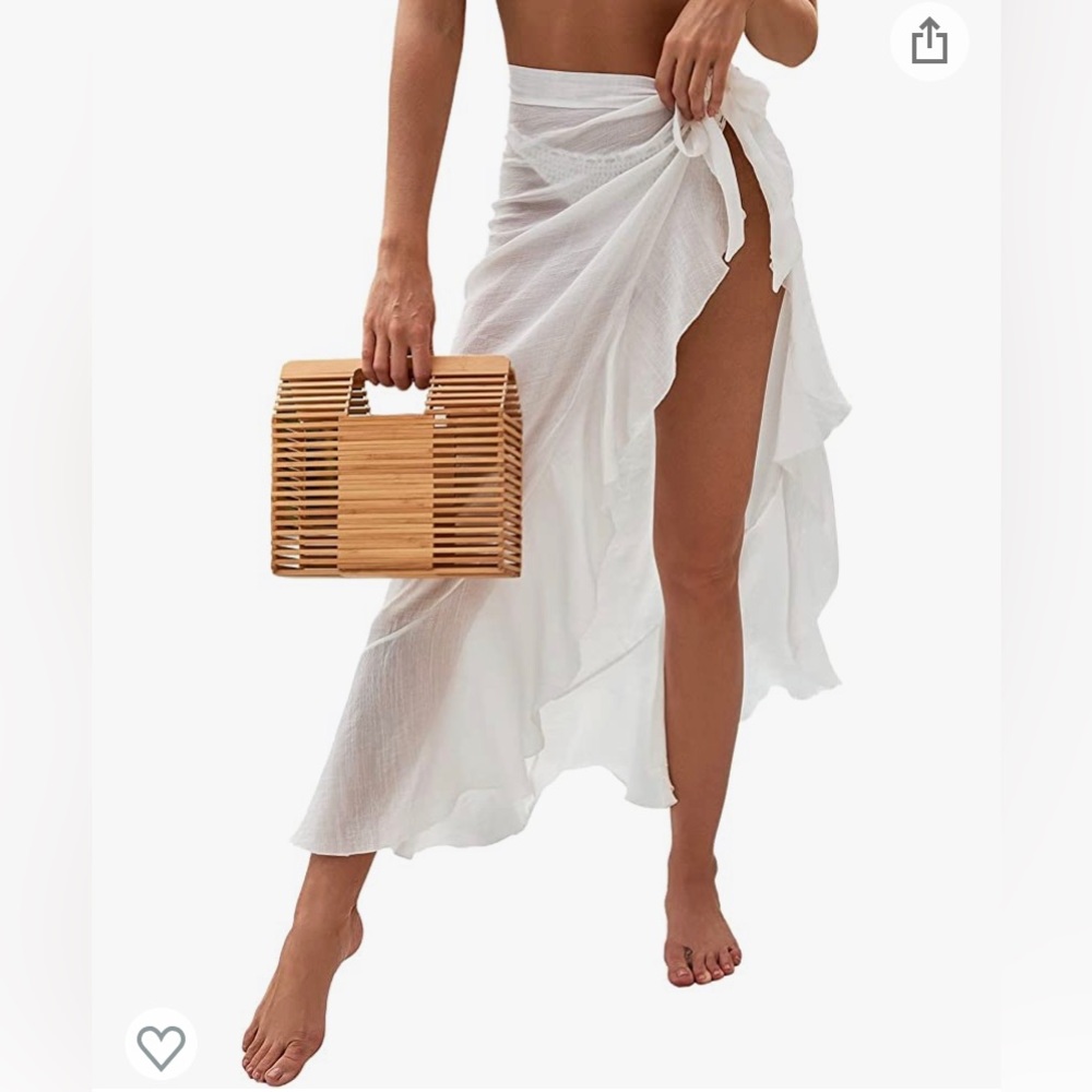 Swimsuit cover up. Great for beach weddings.